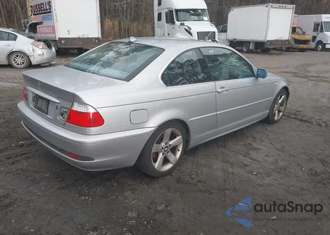 2004 BMW 325Ci z USA, uszkodzony, nr VIN WBABD33444PL03872
